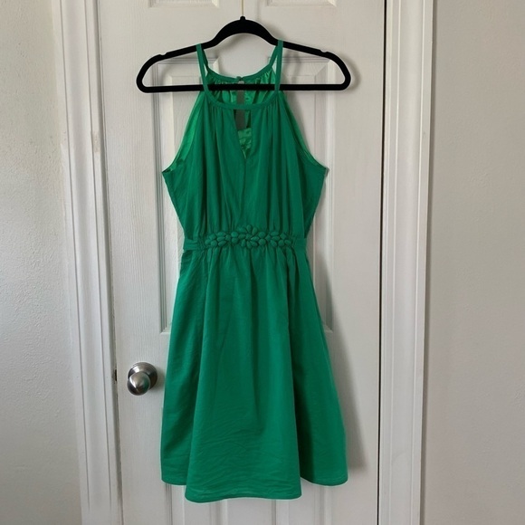 Green Speghetti strap Dress Size S - Picture 1 of 10